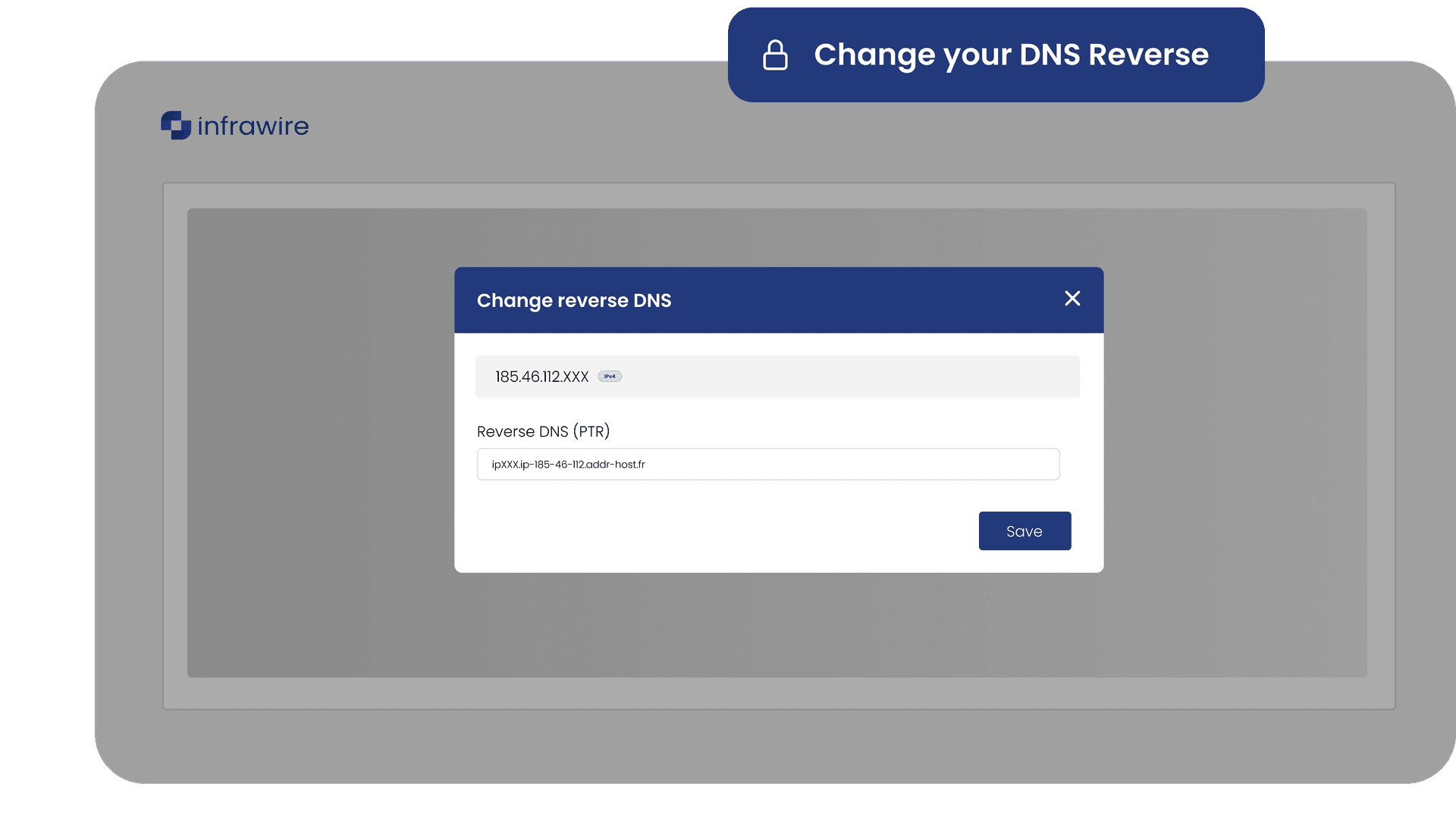 Illustration reverse DNS
