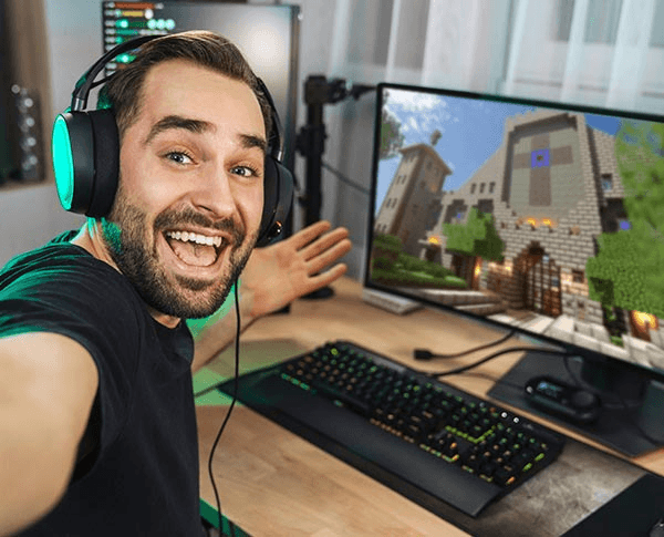 Joueur sur son serveur Minecraft VPS Infrawire